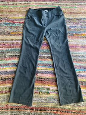 Smart Set Grey Flare Dress Pants Office Trousers Size 7
